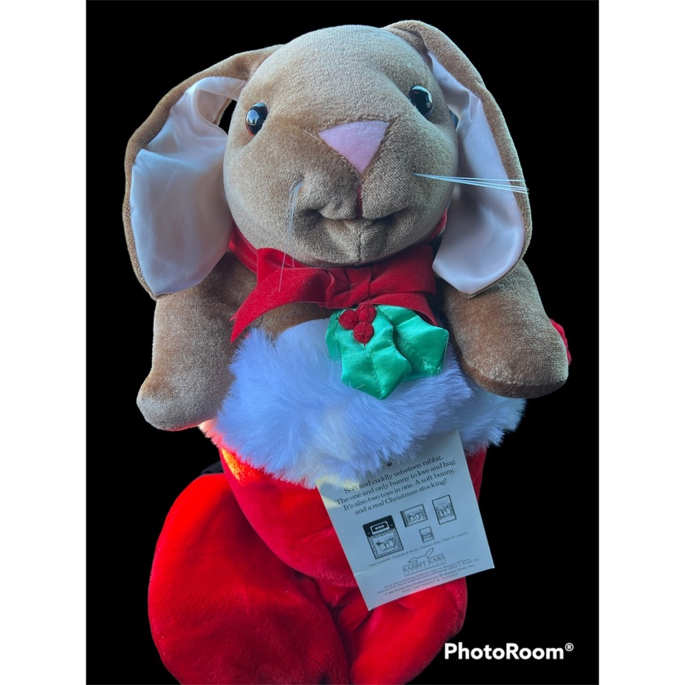 The velveteen rabbit vintage Christmas stocking nwt